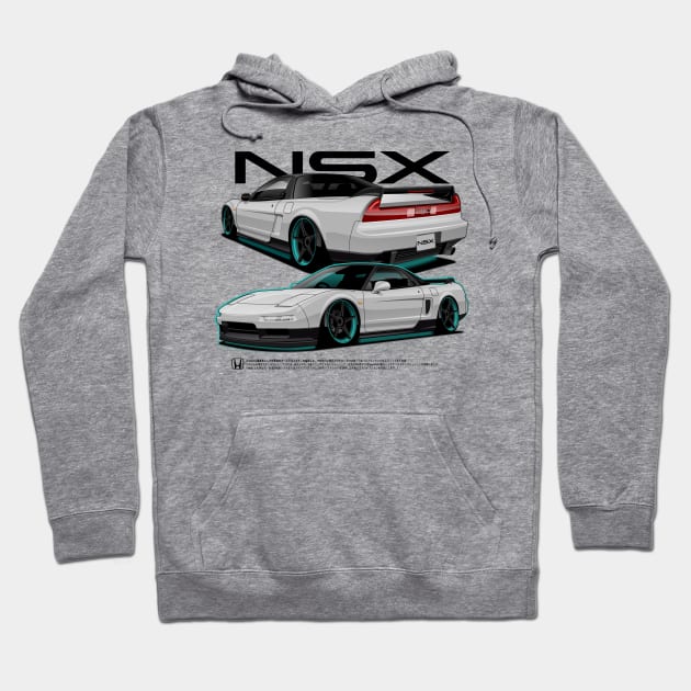 Nsx title no background Hoodie by EF Warehouse 